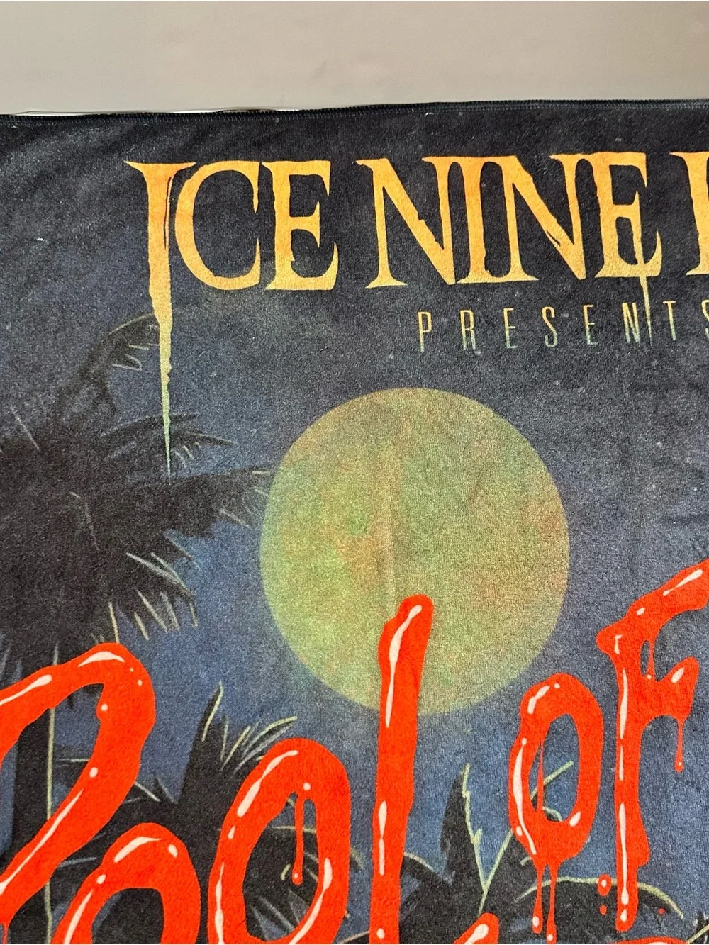 Ice Nine Kills 'Pool of Blood' Beach Towel - Rare Official Metal Tour Merch